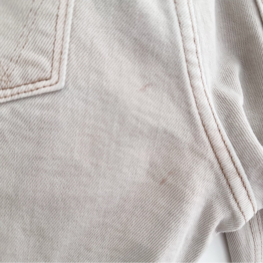 Wrangler High Rise Fierce Flare Jeans Beige Denim Bell Bottom Western Minimal 25 - Picture 8 of 9
